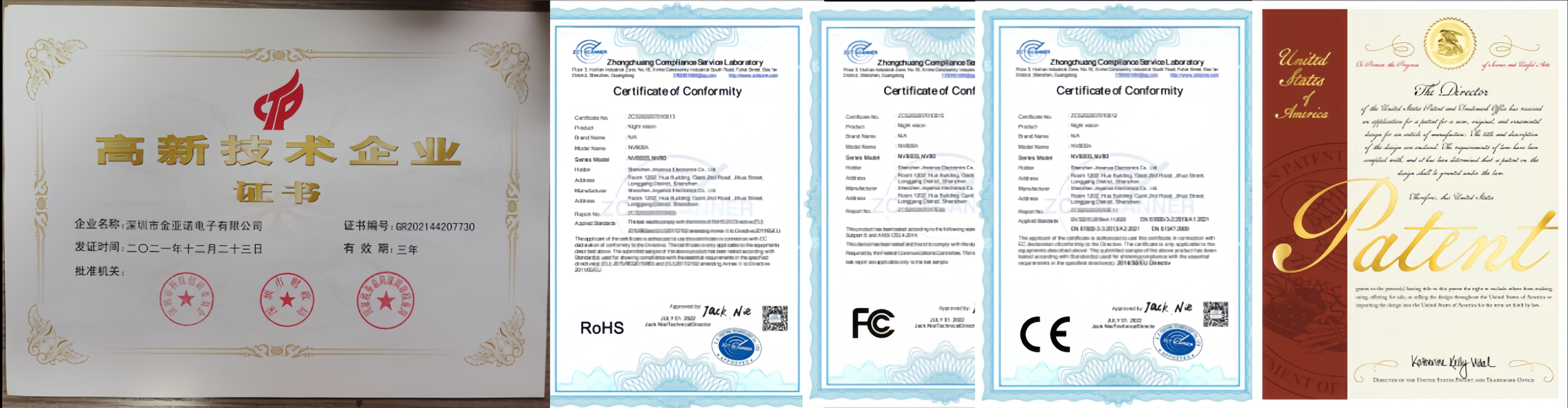 คุณภาพ แว่นตามองกลางคืน โรงงาน