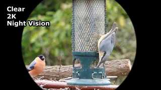 จับภาพวิดีโอที่ชัดเจน 2K แว่นตามองกลางคืน