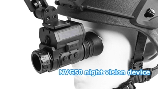 อุปกรณ์มองเห็นตอนกลางคืนของชุดหูฟัง NVG50 ความละเอียด 2K พร้อมเข็มทิศอิเล็กทรอนิกส์